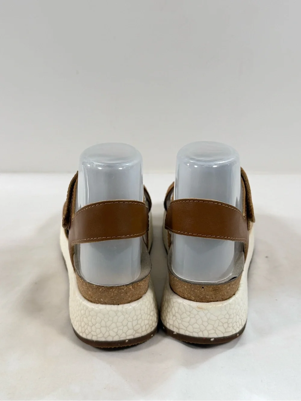 OTBT Brown and Beige SIERRA sling back Platform Sandals size 7